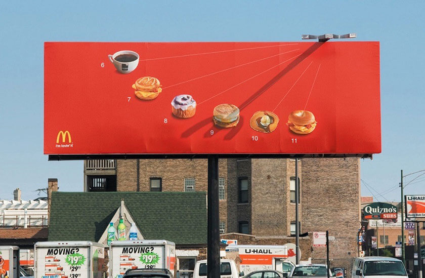 Chiến lược quảng cáo ngoài trời của McDonald 4P trong Marketing